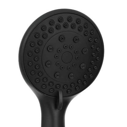 vidaXL Shower Head Set Black 150 cm Stainless Steel