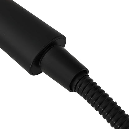 vidaXL Shower Head Set Black 150 cm Stainless Steel
