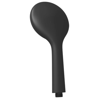 vidaXL Shower Head Set Black 150 cm Stainless Steel