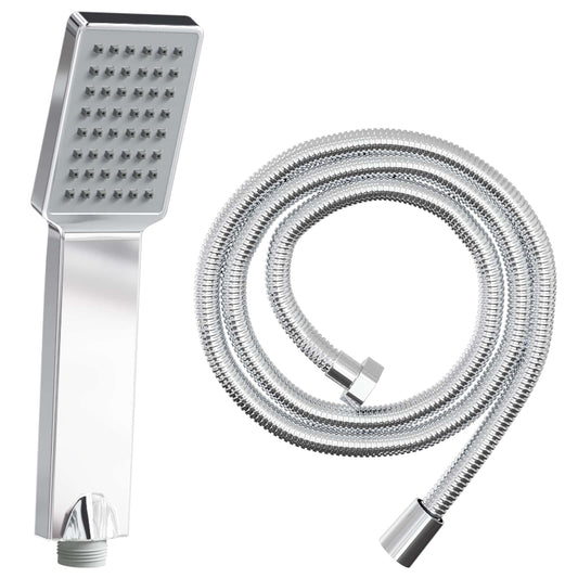 vidaXL Shower Head Set Chrome 150 cm Stainless Steel