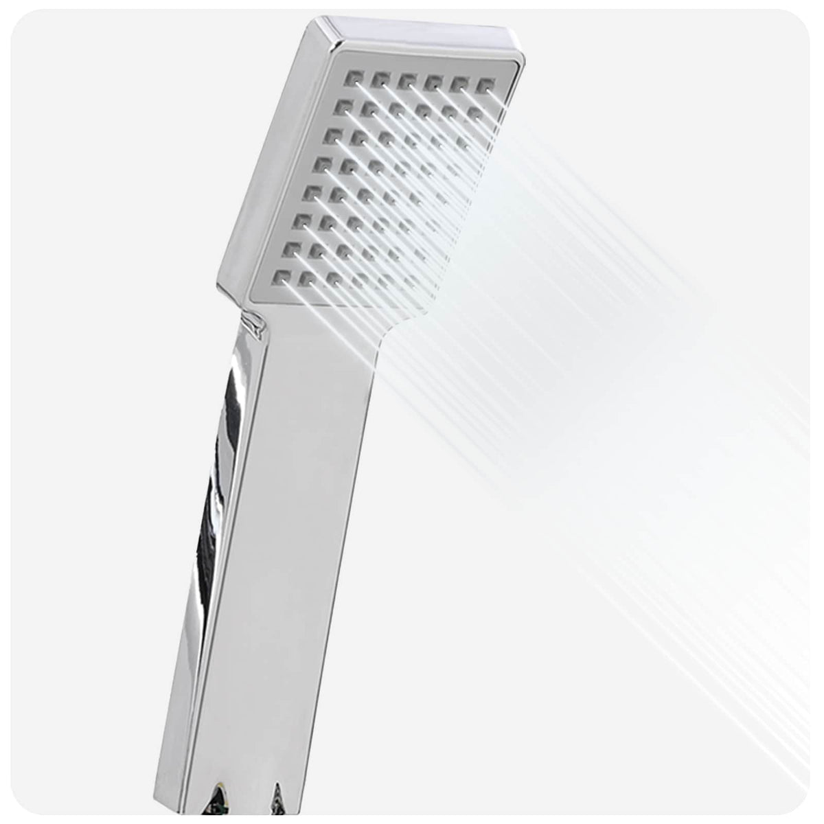 vidaXL Shower Head Set Chrome 150 cm Stainless Steel