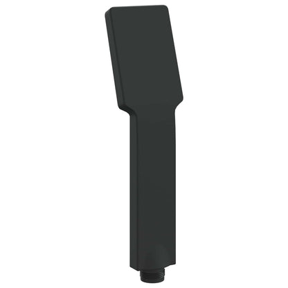 vidaXL Shower Head Set Black 150 cm Stainless Steel
