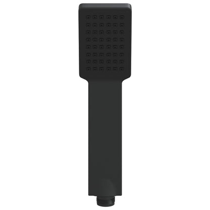 vidaXL Shower Head Set Black 150 cm Stainless Steel