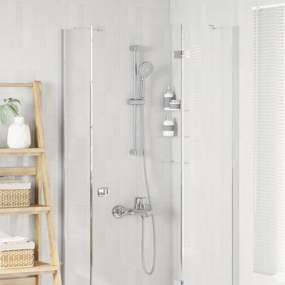 vidaXL Shower System Set Chrome 70 cm Stainless Steel