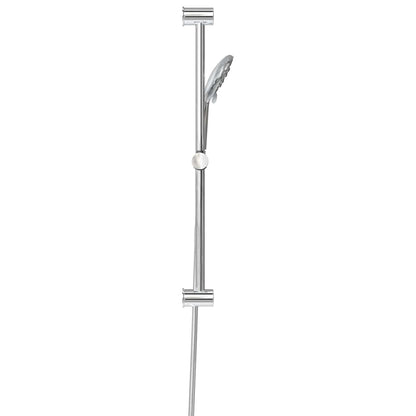 vidaXL Shower System Set Chrome 70 cm Stainless Steel