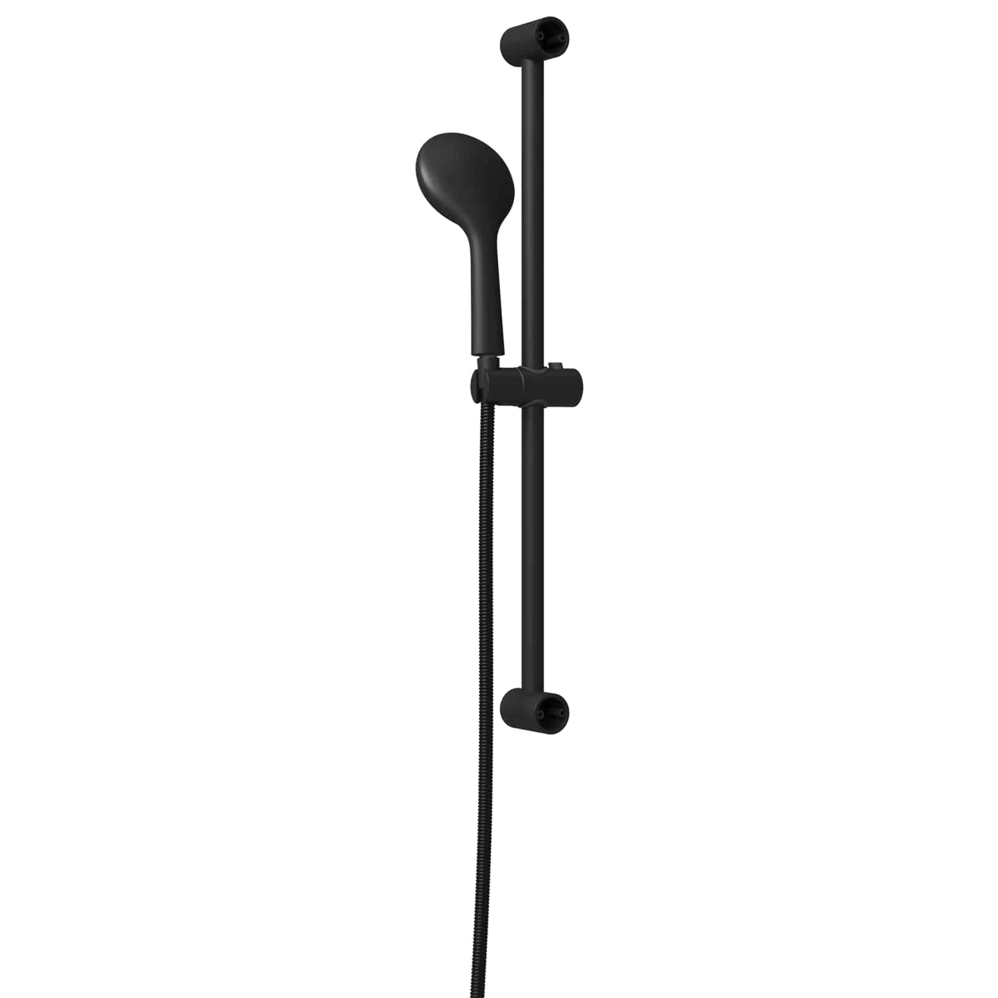 vidaXL Shower System Set Black 70 cm Stainless Steel