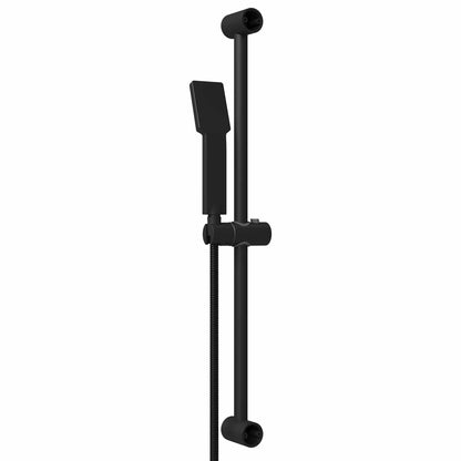 vidaXL Shower System Set Height Adjustable steel