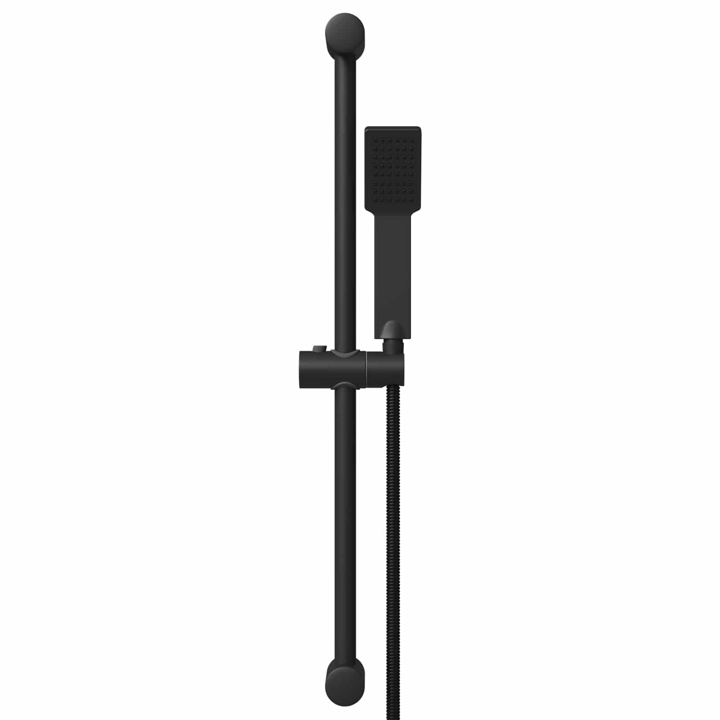vidaXL Shower System Set Height Adjustable steel
