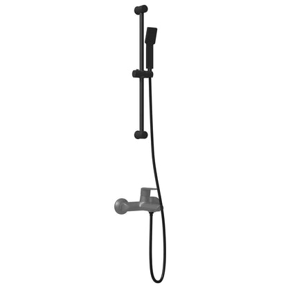 vidaXL Shower System Set Height Adjustable steel