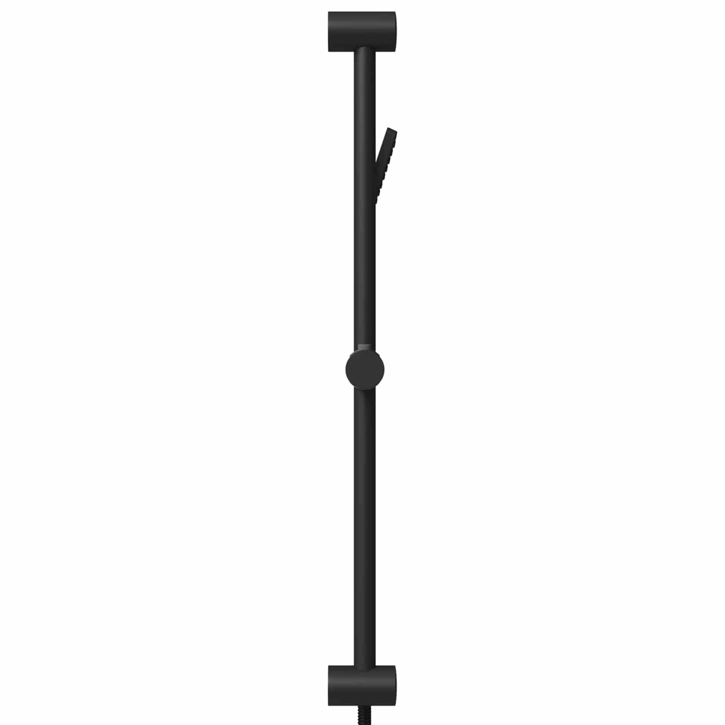 vidaXL Shower System Set Height Adjustable steel