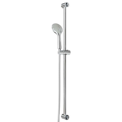 vidaXL Shower System Set Chrome 100 cm Stainless Steel