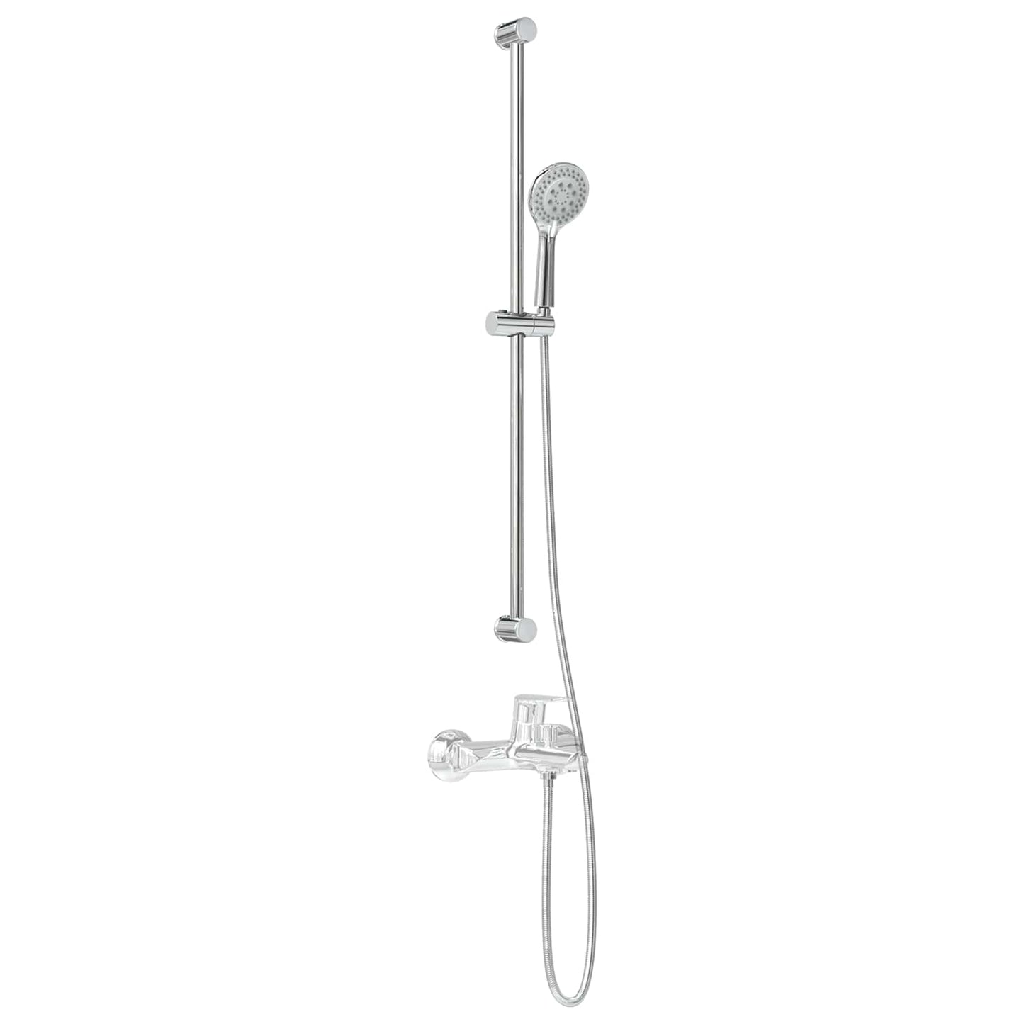 vidaXL Shower System Set Chrome 100 cm Stainless Steel