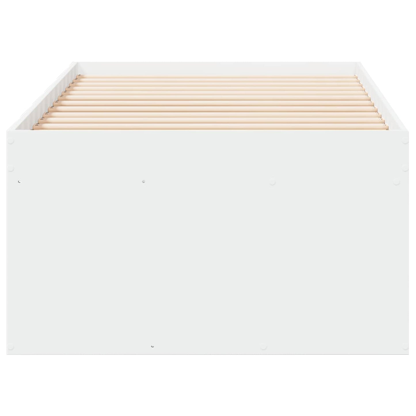 vidaXL Bed Frame with Storage White 80 x 200 cm Engineered Wood
