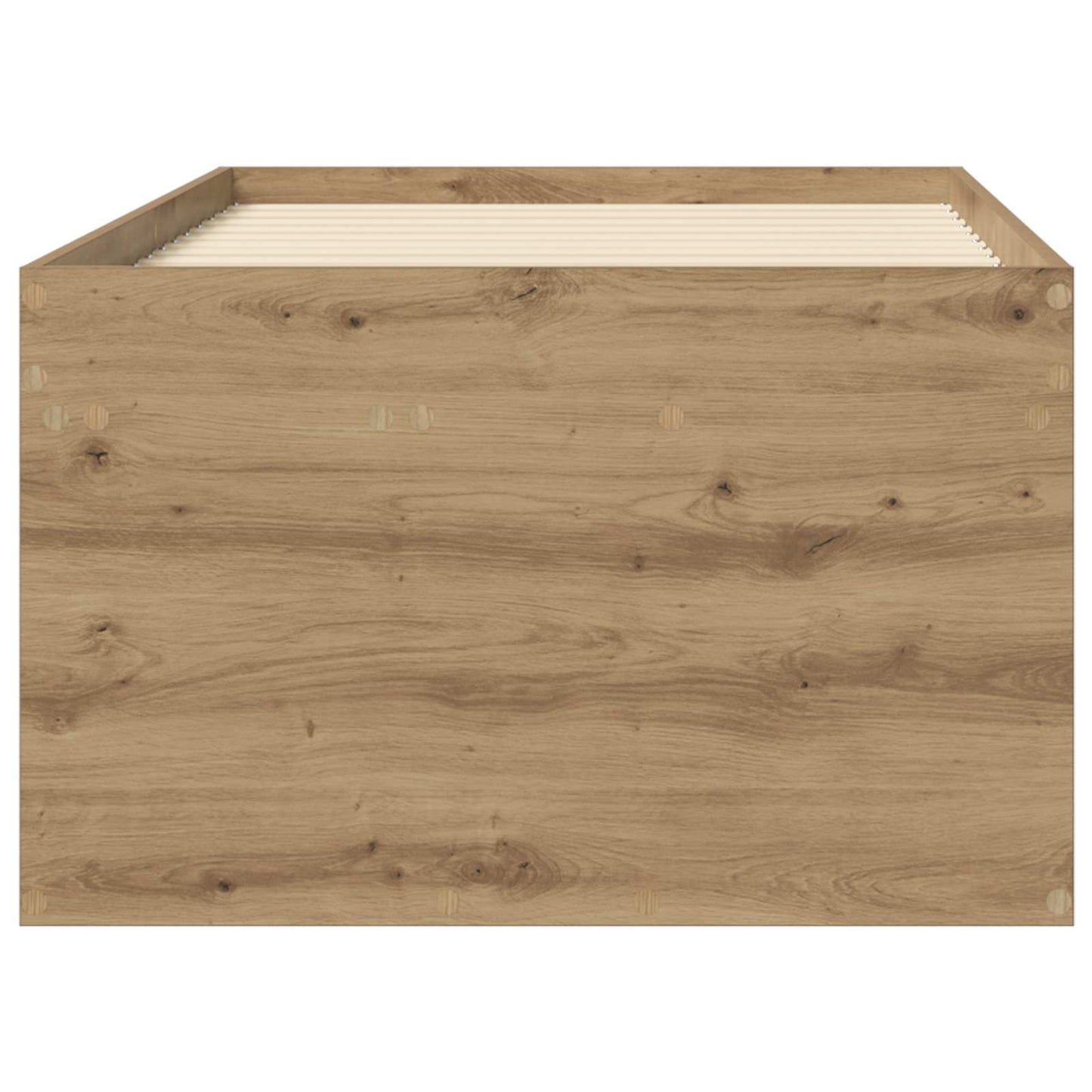 vidaXL Bed Frame with Storage Artisian Oak 80 x 200 cm Engineered Wood