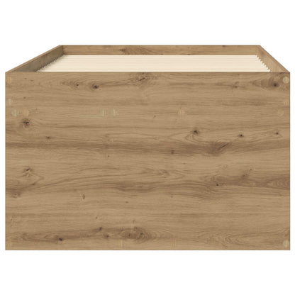 vidaXL Bed Frame with Storage Artisian Oak 80 x 200 cm Engineered Wood