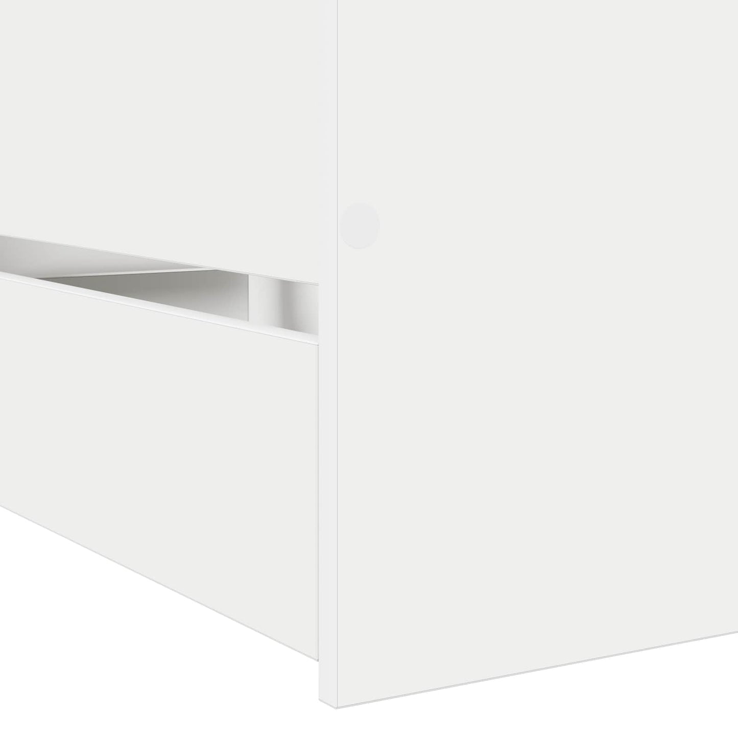 vidaXL Bed Frame with Storage White 80 x 200 cm Engineered Wood