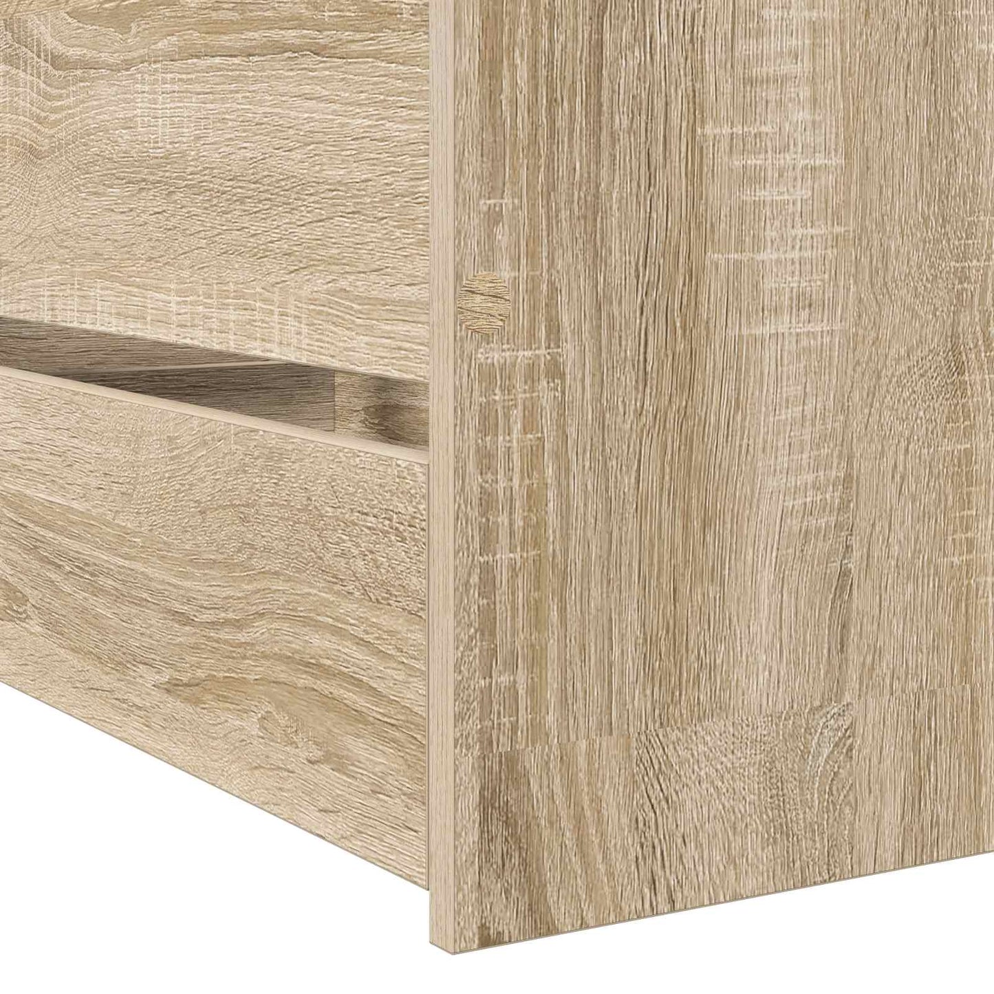 vidaXL Bed Frame with Storage Sonoma Oak 80 x 200 cm Engineered Wood