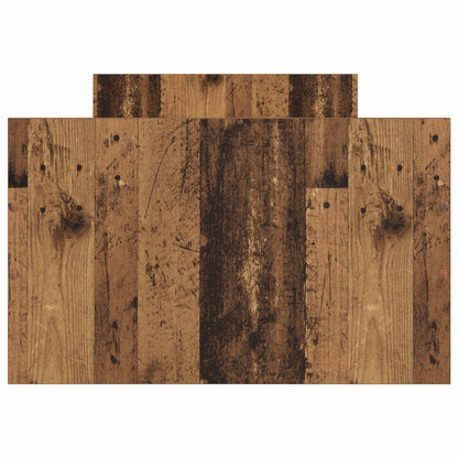 vidaXL Bed Frame with Storage Old Wood 80 x 200 cm Engineered Wood