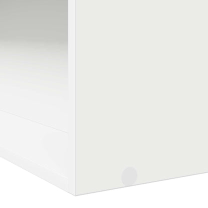 vidaXL Bed Frame with Storage White 80 x 200 cm Engineered Wood