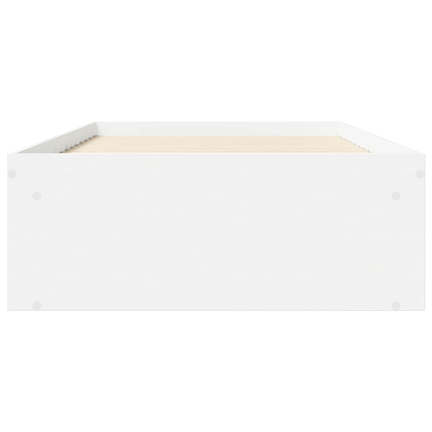 vidaXL Bed Frame with Storage White 80 x 200 cm Engineered Wood