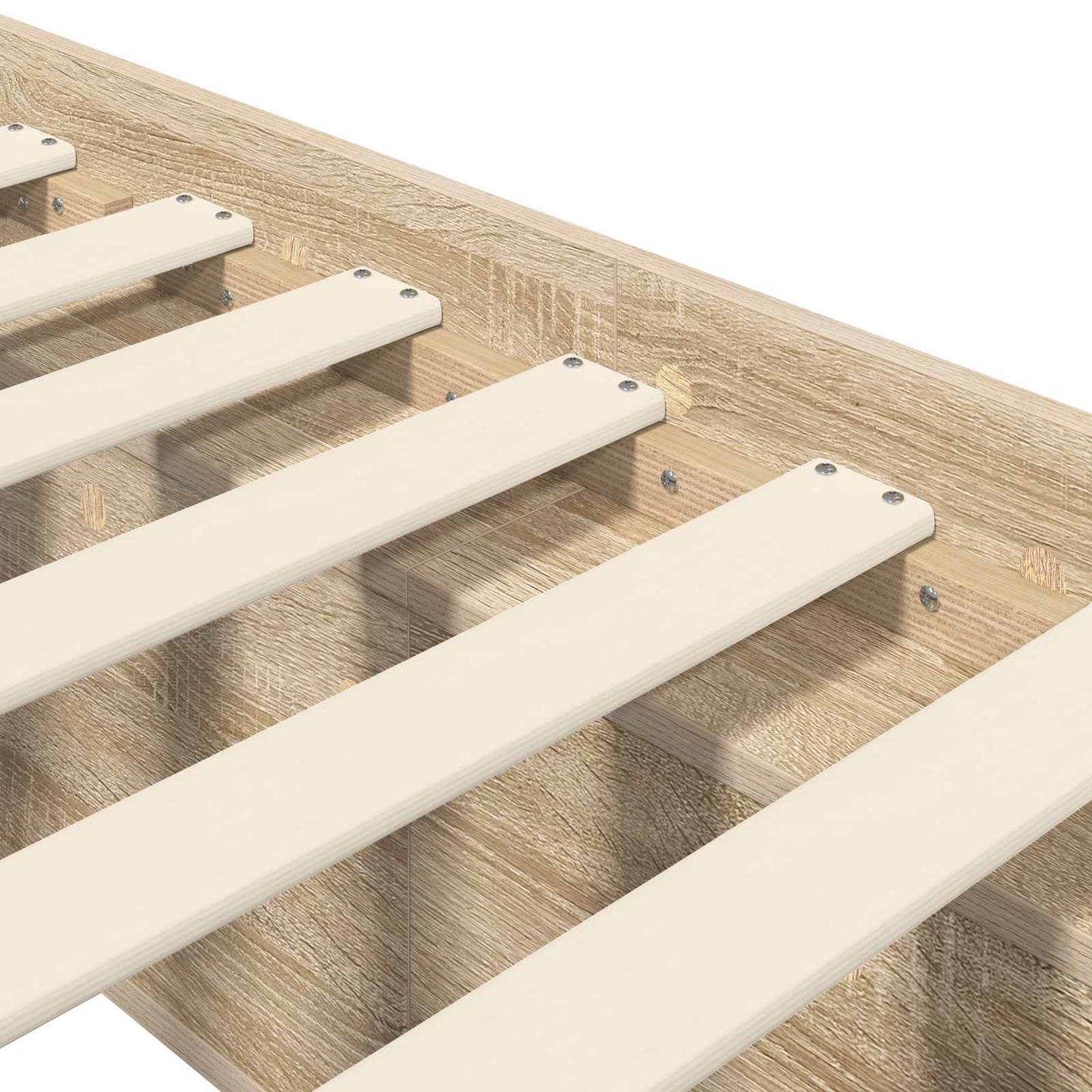 vidaXL Bed Frame with Storage Sonoma Oak 80 x 200 cm Engineered Wood