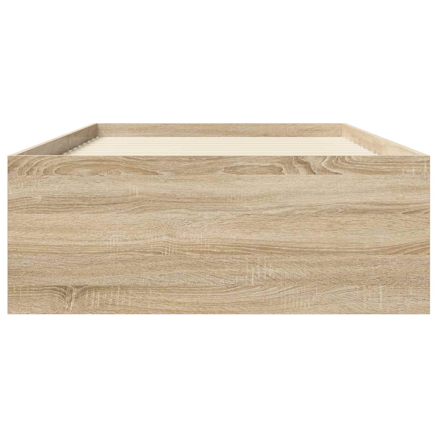 vidaXL Bed Frame with Storage Sonoma Oak 80 x 200 cm Engineered Wood