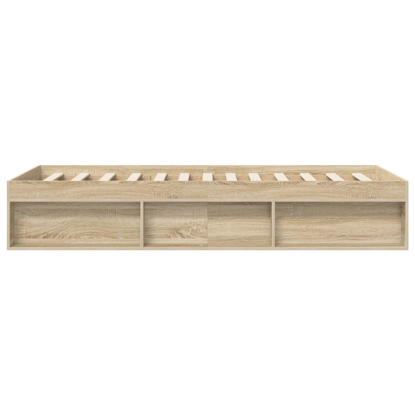 vidaXL Bed Frame with Storage Sonoma Oak 80 x 200 cm Engineered Wood