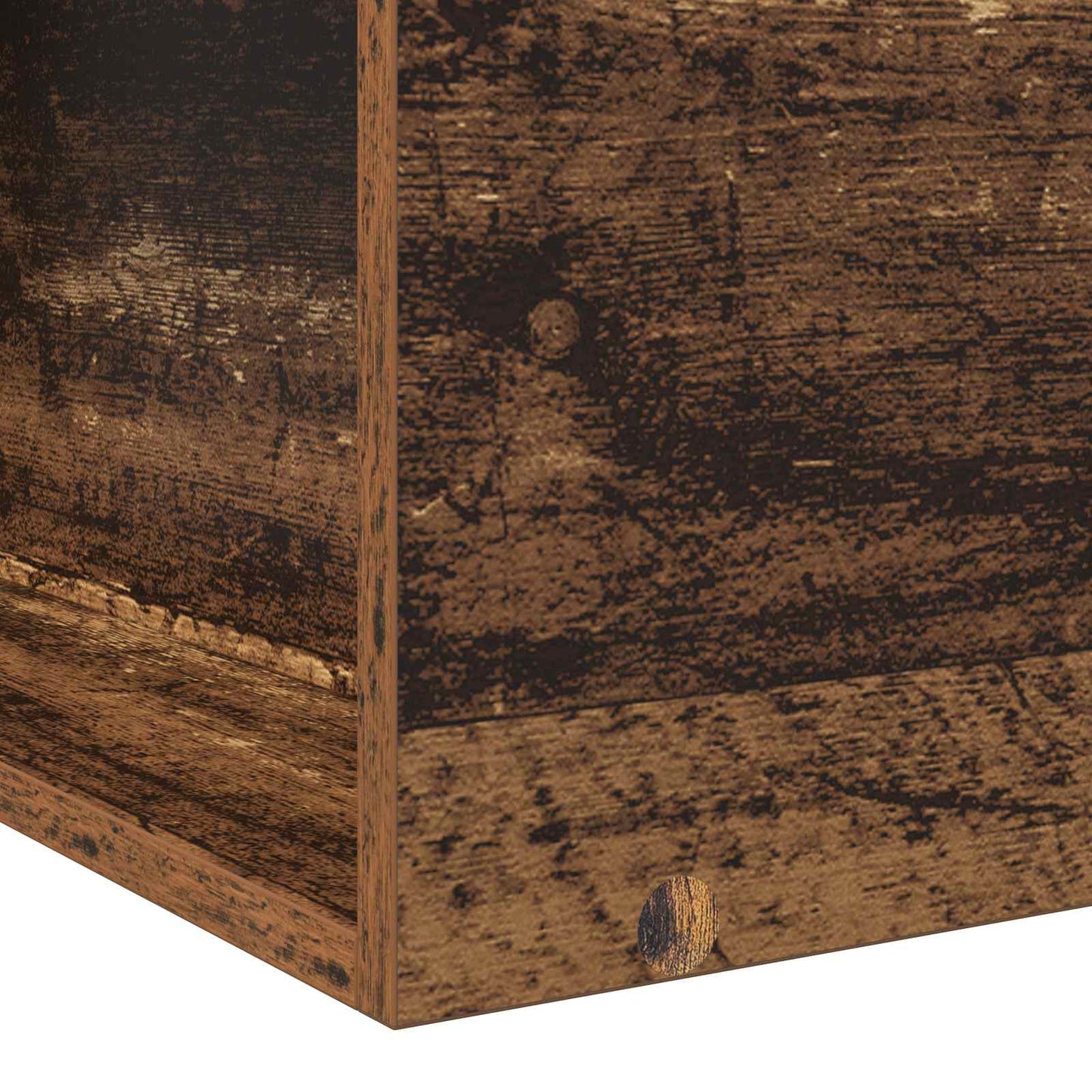 vidaXL Bed Frame with Storage Old Wood 80 x 200 cm Engineered Wood