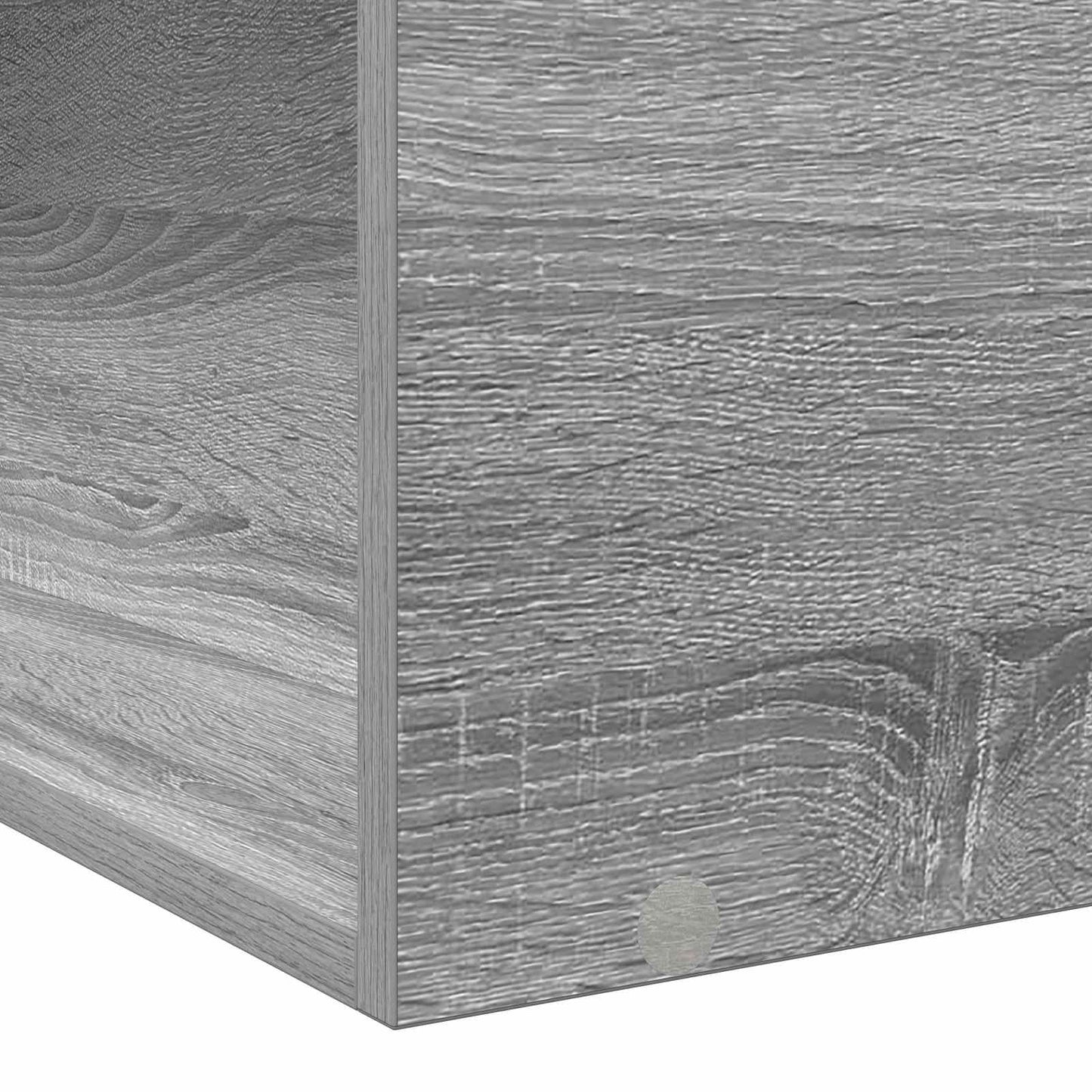 vidaXL Bed Frame with Storage Grey Sonoma 80 x 200 cm Engineered Wood