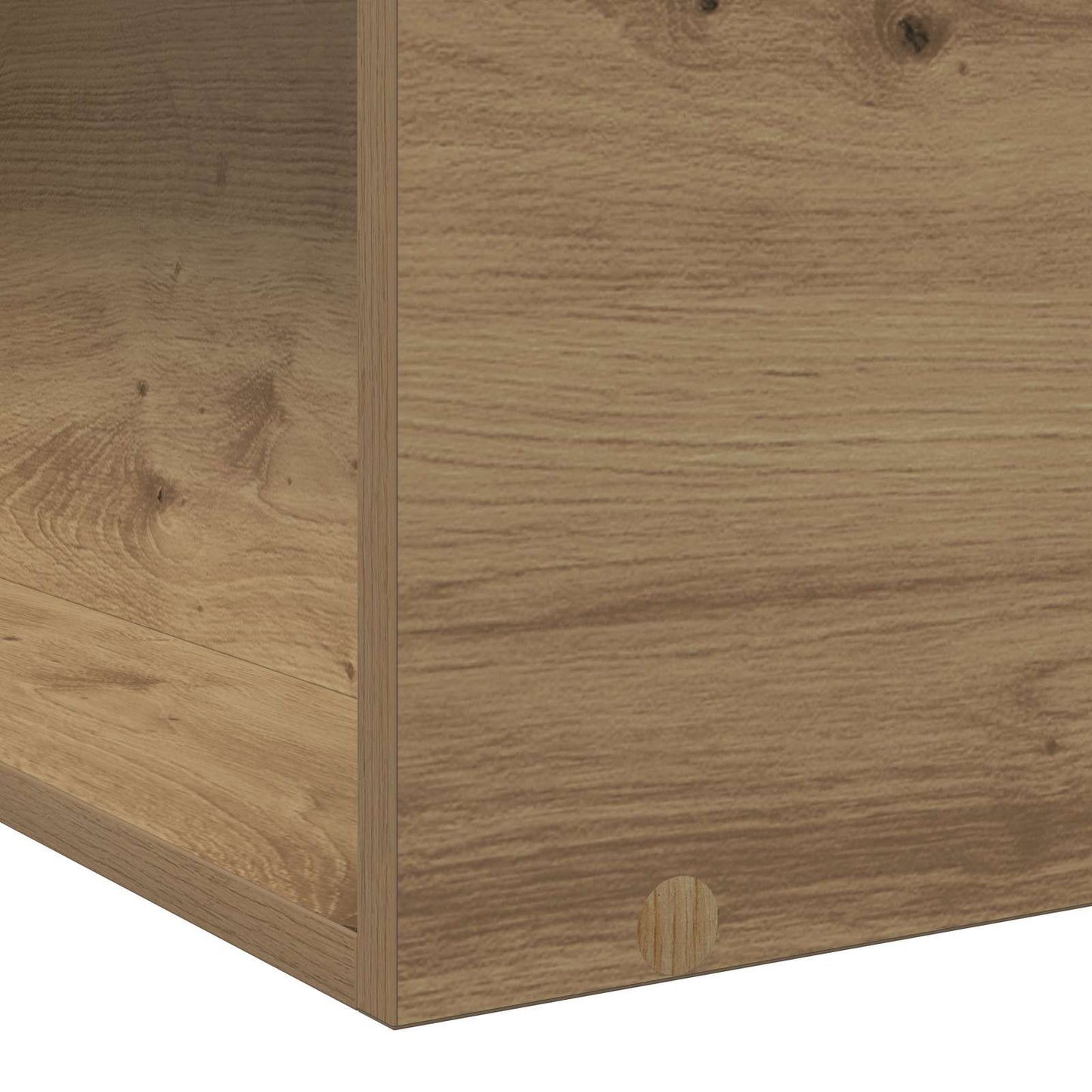 vidaXL Bed Frame with Storage Artisian Oak 80 x 200 cm Engineered Wood