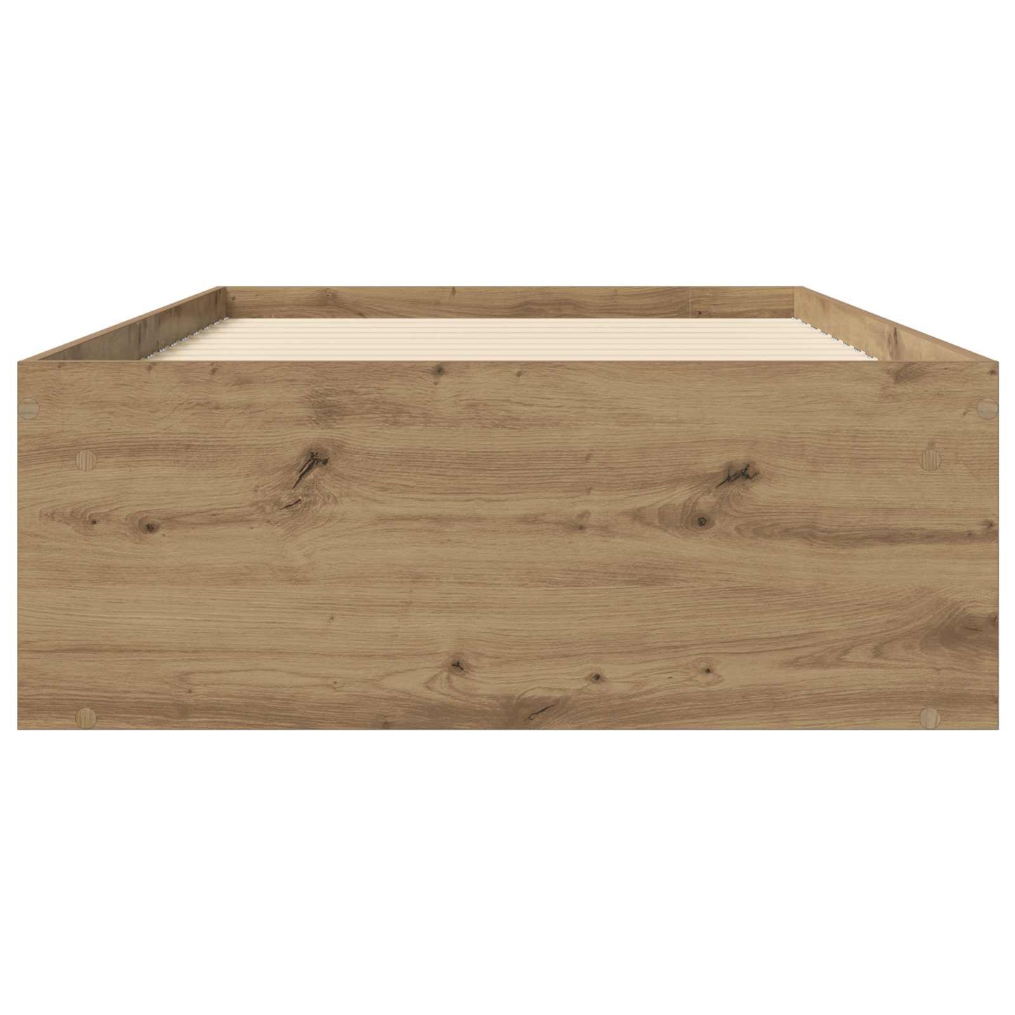 vidaXL Bed Frame with Storage Artisian Oak 80 x 200 cm Engineered Wood
