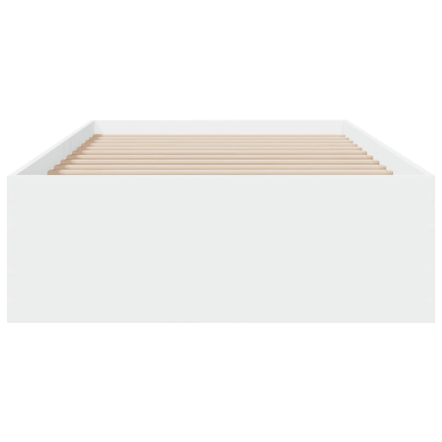 vidaXL Bed Frame with Storage White 80 x 200 cm Engineered Wood