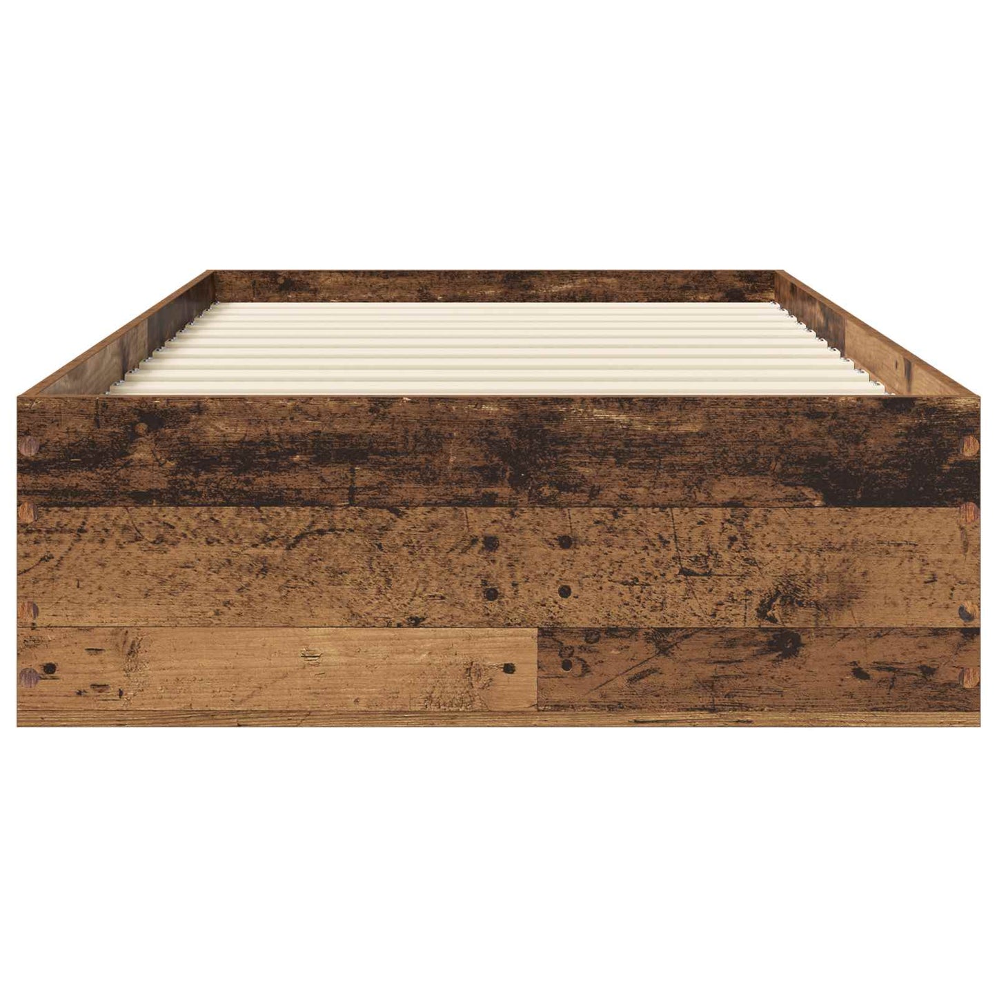 vidaXL Bed Frame with Storage Old Wood 80 x 200 cm Engineered Wood