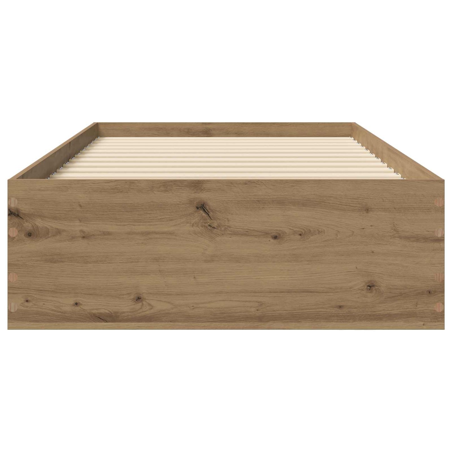 vidaXL Bed Frame with Storage Artisian Oak 80 x 200 cm Engineered Wood
