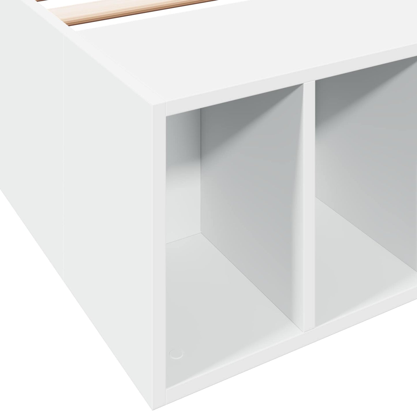 vidaXL Bed Frame with Storage White 80 x 200 cm Engineered Wood