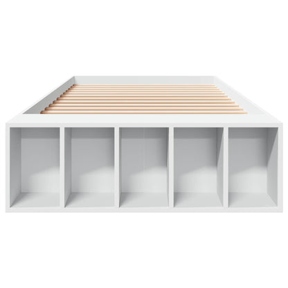 vidaXL Bed Frame with Storage White 80 x 200 cm Engineered Wood
