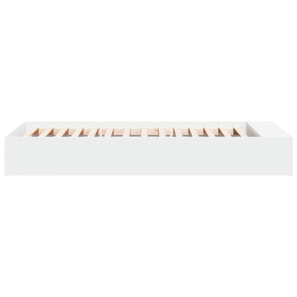 vidaXL Bed Frame with Storage White 80 x 200 cm Engineered Wood
