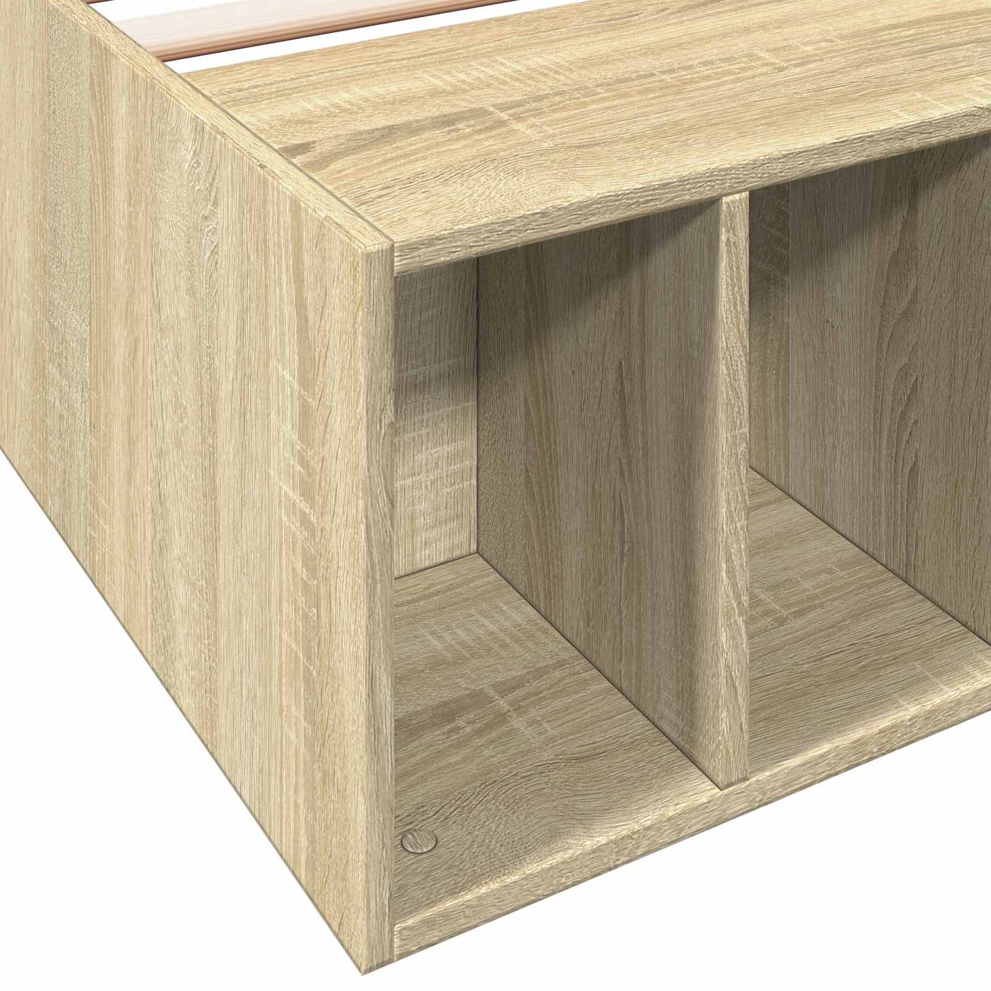 vidaXL Bed Frame with Storage Sonoma Oak 80 x 200 cm Engineered Wood