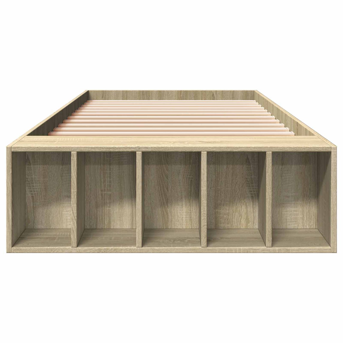vidaXL Bed Frame with Storage Sonoma Oak 80 x 200 cm Engineered Wood