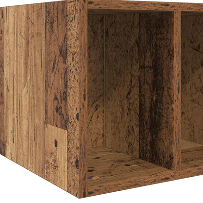 vidaXL Bed Frame with Storage Old Wood 80 x 200 cm Engineered Wood