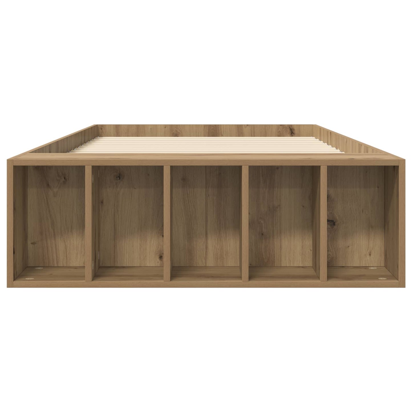 vidaXL Bed Frame with Storage Artisian Oak 80 x 200 cm Engineered Wood