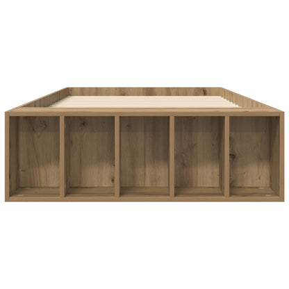 vidaXL Bed Frame with Storage Artisian Oak 80 x 200 cm Engineered Wood