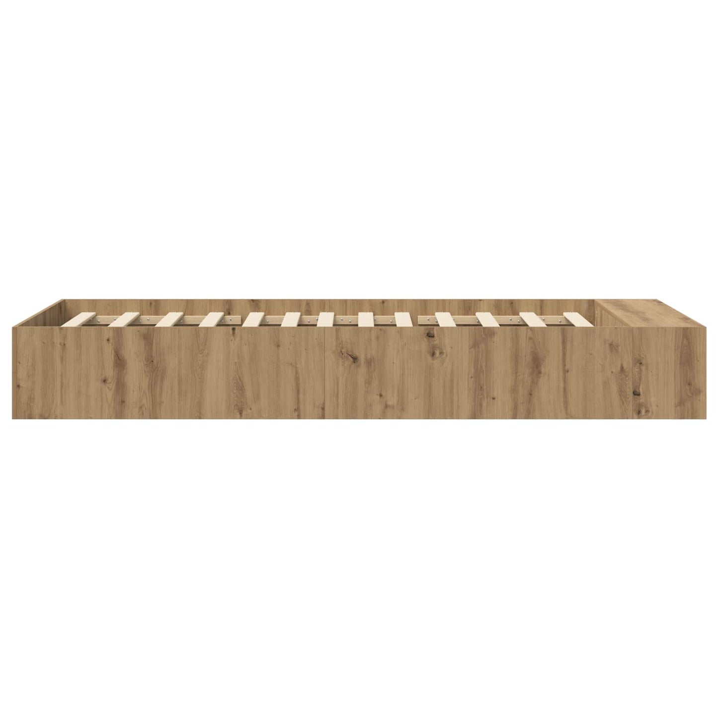 vidaXL Bed Frame with Storage Artisian Oak 80 x 200 cm Engineered Wood