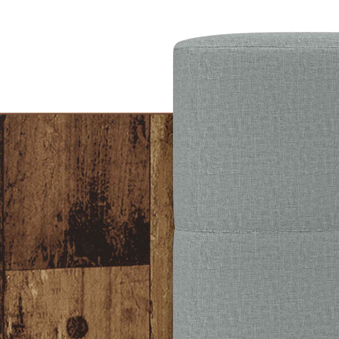 vidaXL Bed Frame with Headboard Old Wood 80 x 200 cm Engineered Wood