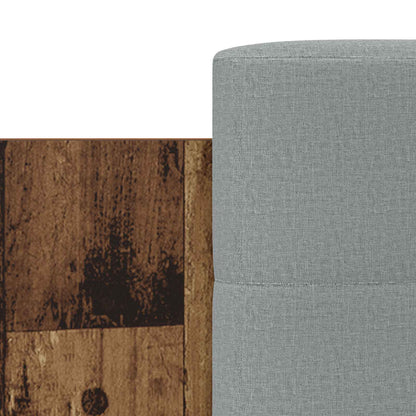 vidaXL Bed Frame with Headboard Old Wood 80 x 200 cm Engineered Wood