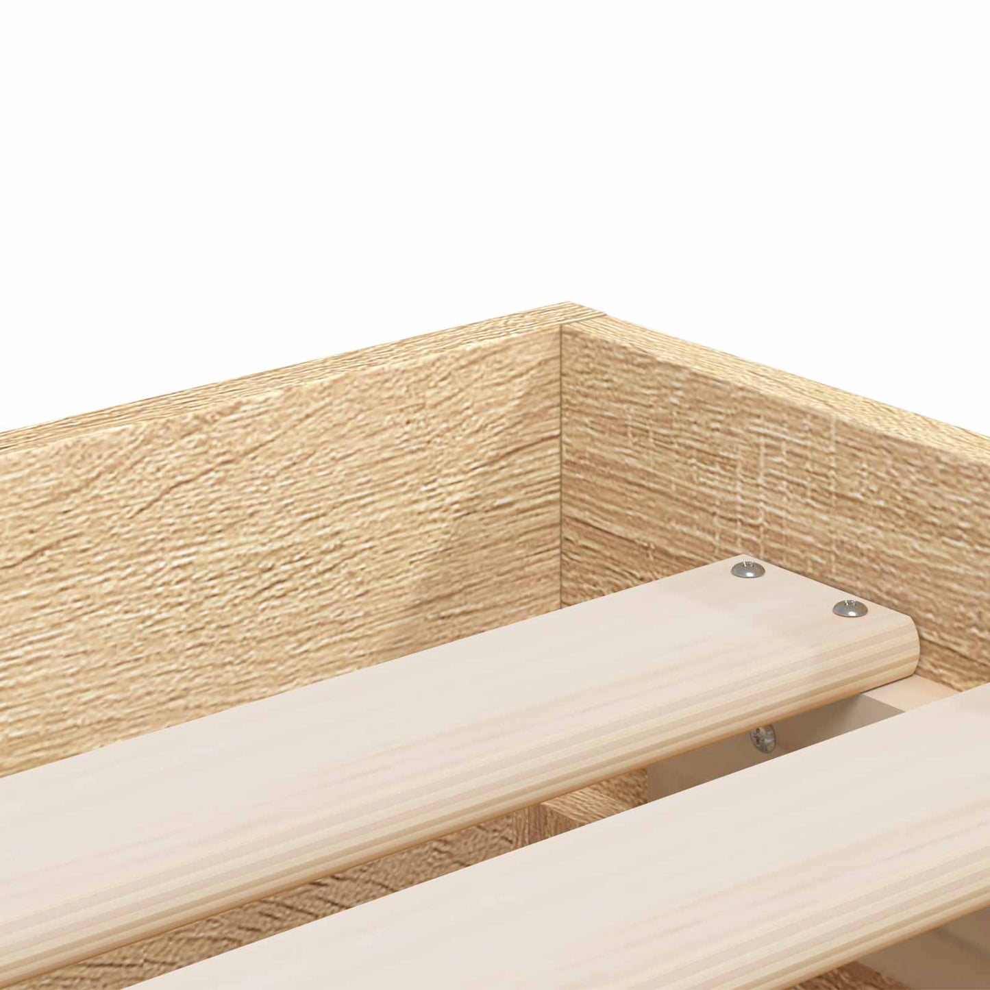vidaXL Bed Frame with Storage Sonoma Oak 80 x 200 cm Engineered Wood