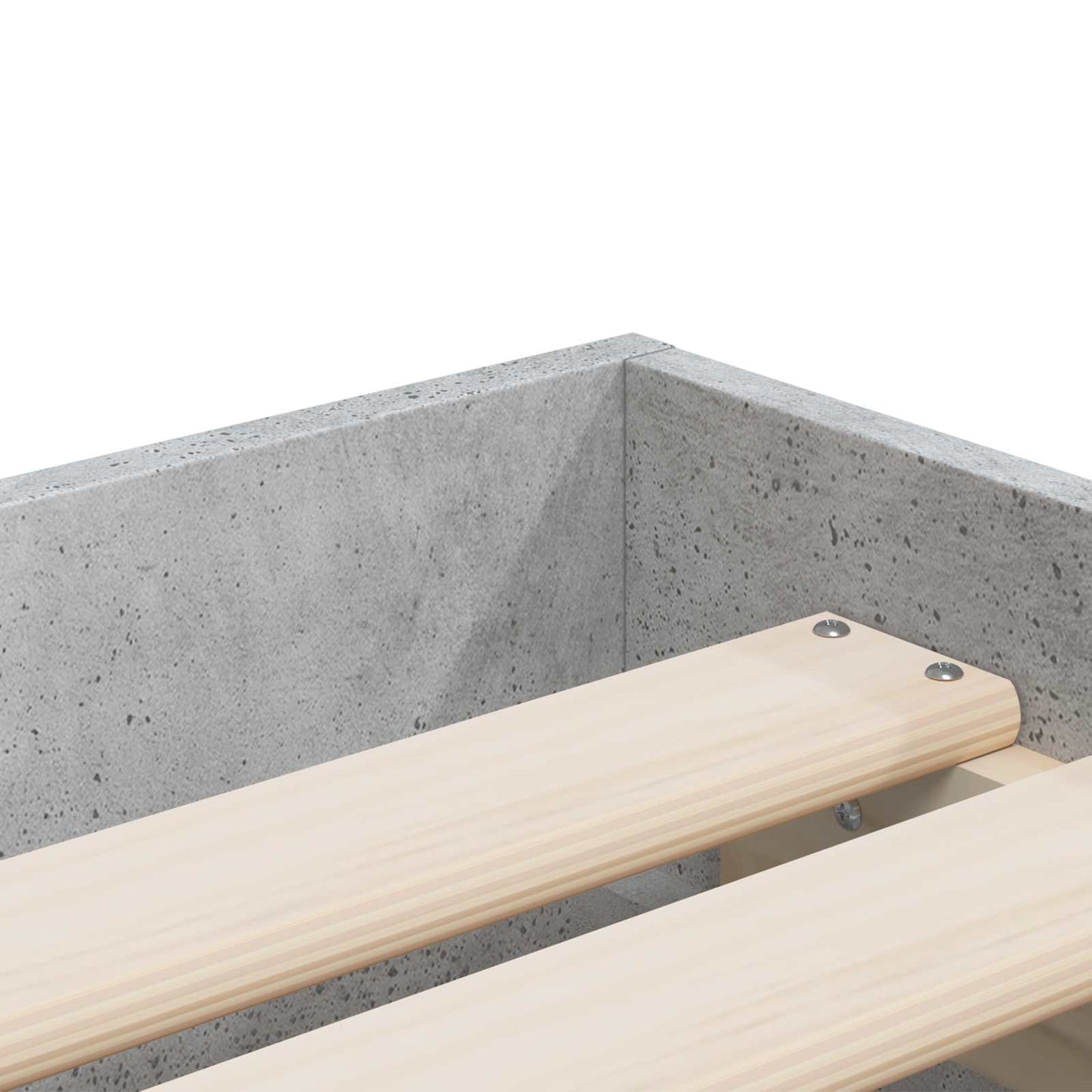 vidaXL Bed Frame with Storage Grey Sonoma 80 x 200 cm Engineered Wood