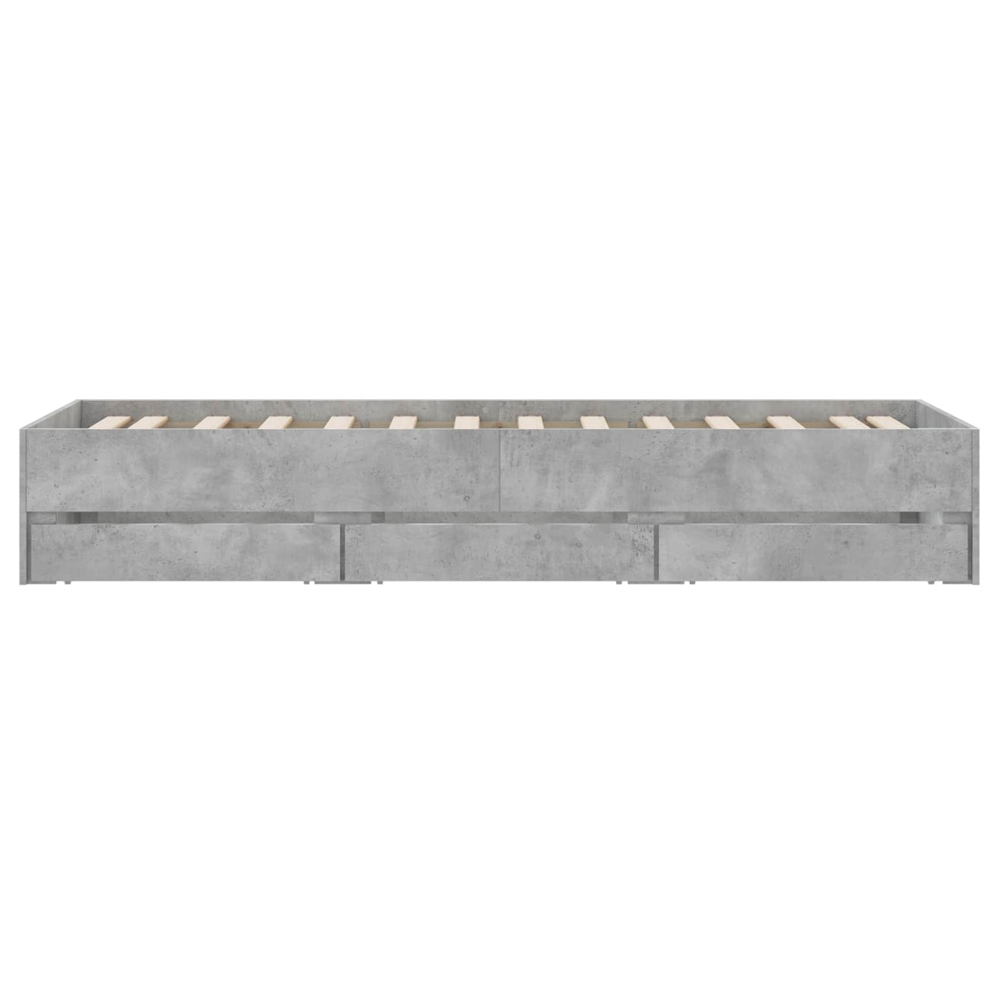 vidaXL Bed Frame with Storage Grey Sonoma 80 x 200 cm Engineered Wood