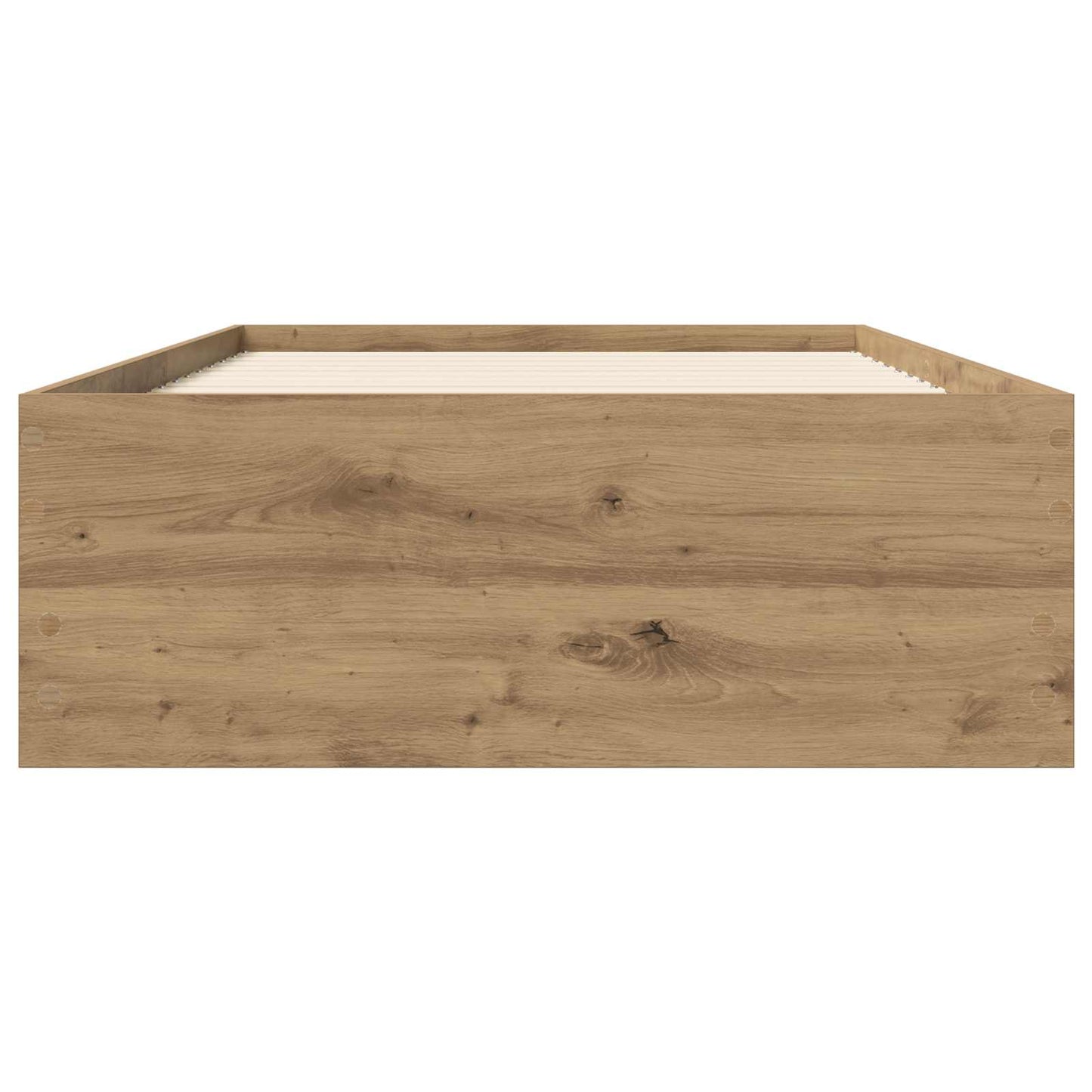 vidaXL Bed Frame with Storage Artisian Oak 80 x 200 cm Engineered Wood