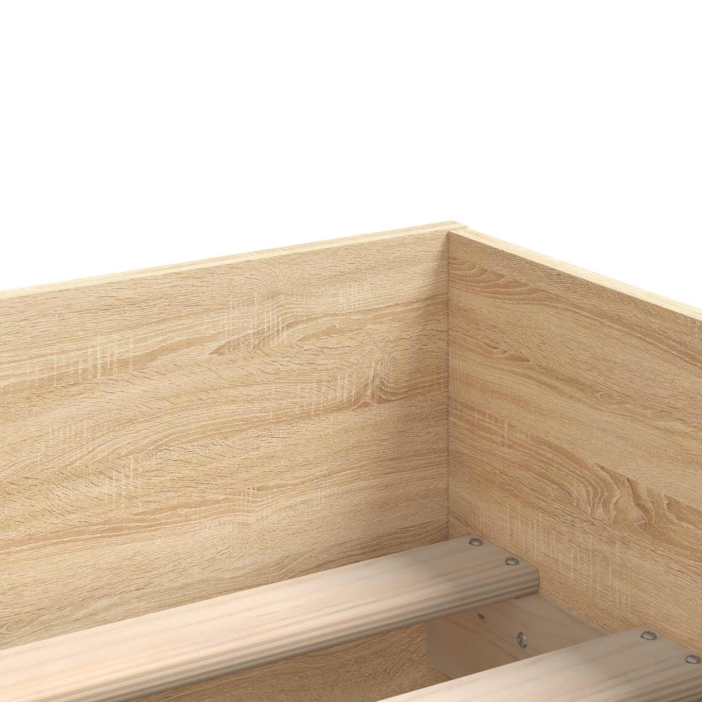 vidaXL Bed Frame with Storage Sonoma Oak 80 x 200 cm Engineered Wood